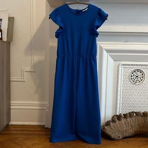 Cobalt blue jumpsuit little girls #primark